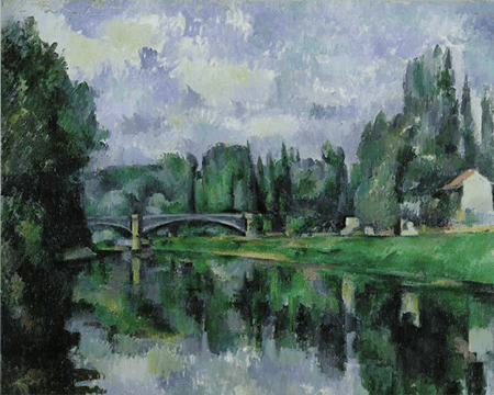 Paul Cézanne, Bridge over the Marne at Creteil, 1888-1895. Pushkin Museum of Fine Arts, Moscow, Image: Scala / Art Resource, NY